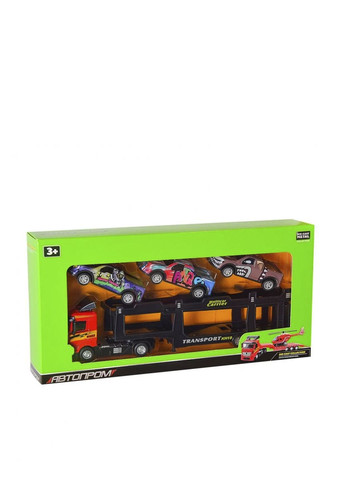 Трейлер металлический Автопром цвет разноцветный ЦБ-00256018 АВТОПРОМ (301511869)