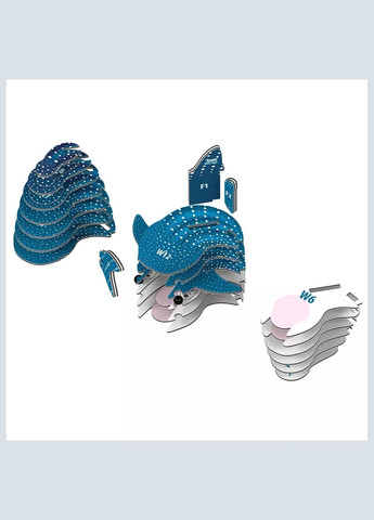 Збірна 3D модель Зоопарк Китова акула (XEG-049) Eugy (333251951)