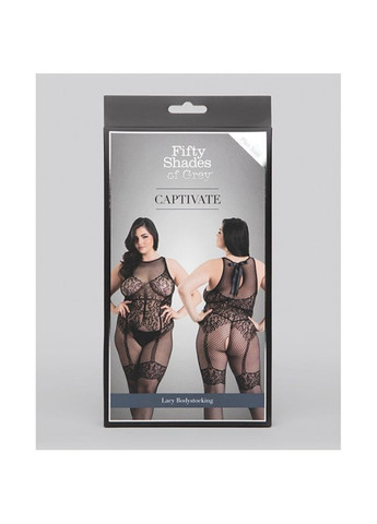 Сексуальний комбінезон Captivate Plus Size Black Fifty Shades of Grey (331169712)