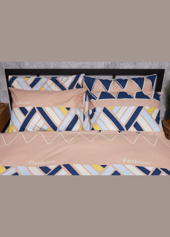 Комплект постельного белья Полисатин Premium полуторный 143х210 наволочки 2х50х70 (MS-820002804) Moon&Star Fashion (286761701)