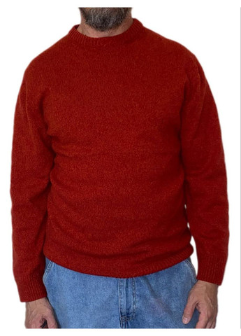 Красный зимний мужской свитер Wool & Cashmere
