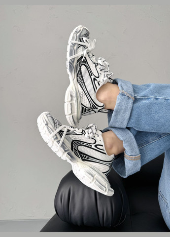 Кросівки жіночі Balenciaga 3XL White Black | Баленсіага 3ХЛ білі No Brand білі демісезони (341264133)