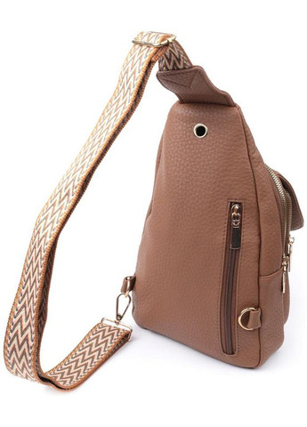 Сумка жіноча планшет для документів рюкзак слінг в дорогу сумочка для телефону Коричневий 34824 Vintage (332612600)