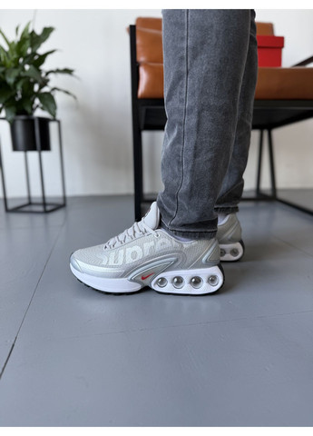 Сірі Осінні кросівки чоловічі nike air max dn x supreme grey найк аір макс тн плюс No Brand