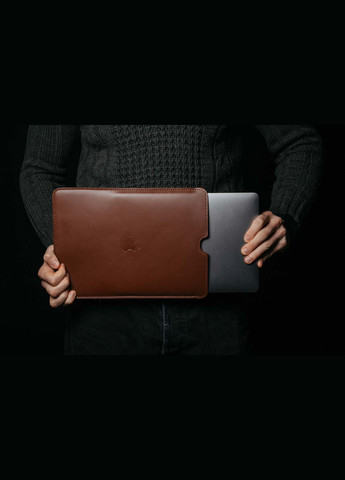 Кожаный чехол для MacBook FlatCase Коньячный 14 Skin and Skin (290850394)