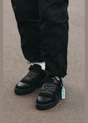 Чорні кроссовки forum low bad bunny back to school black - gw5021 No Brand