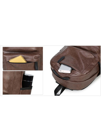 Жіночий рюкзак для ноутбука Aligus Коричневий XJXN (333829316)