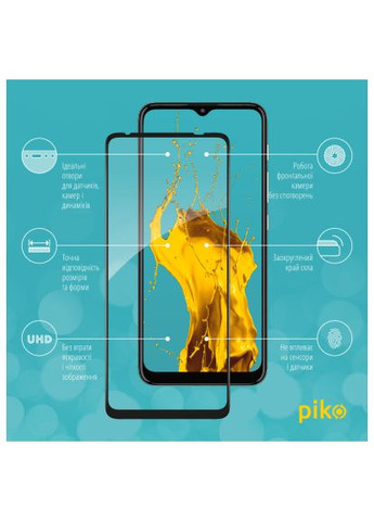 Скло захисне (1283126521270) Piko Full Glue MOTO E20 (366660076)