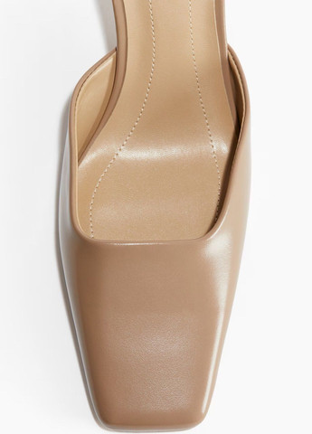 Бежевые мюли H&M