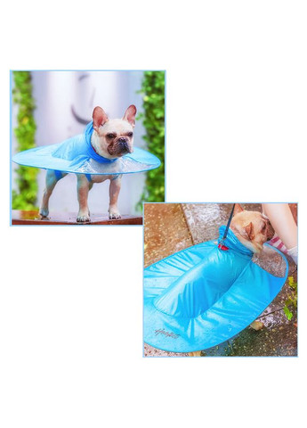 Дощовик для собак Hoopet HY-1555 Blue XXL куртка плащівка для тварин 2 шт. Lesko (339058972)