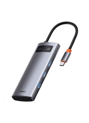 USB-хаб Metal Gleam Series 5-in-1 Type-C gray Baseus (322458052)
