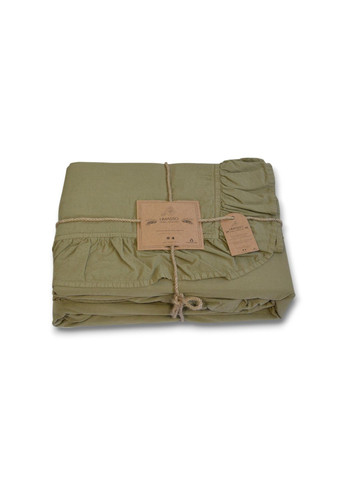 Постільна білизна Stonewashed Exclusive Ranforce 200 х 220 см Akdeniz Yesili Limasso (318382480)