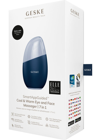 Масажер для обличчя Cool&Warm Eye and Face Massager 7в1 midnight GESKE (341526185)