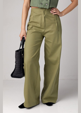 Жіночі класичні штани в ялинку Lurex (293814170)