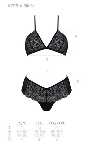 Комплект KERRIA BIKINI black L/XL - ECO Passion (303909142)