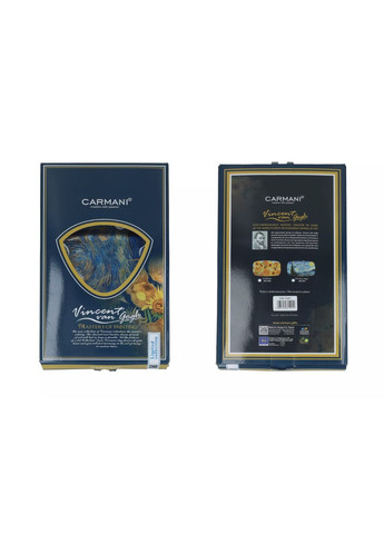 Стеклянная тарелка Ван Гог Звездная ночь, 30х22 см (198-7041) Carmani (370439058)