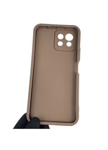 Чохол силіконовий Soft Touch з 3D принтом для Mi 11 Lite 5G NE коричневий (Повний захист камери) Xiaomi (371653175)