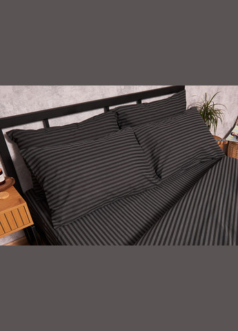 Набір наволочок Бязь Gold Люкс 60х60 2 шт(MS-840000214) Moon&Star Gray Stripe (289715507)