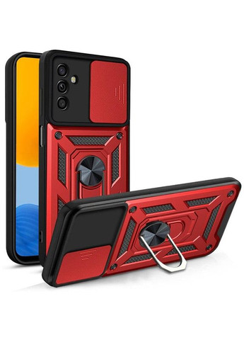 Чохол для samsung a25 5g протиударний зі шторкою для камери та кільцем підставкою на самсунг а25 No Brand (297568391)