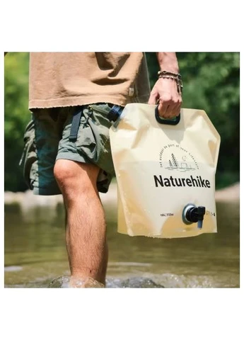 Ведро складное CNK2450CF027 для води 10 л, жовте (6927595798355) Naturehike CNK2450CF027 для води 10 л, жовте (396105828)