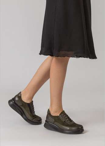 Nehir Туфли (1019ТZА) зеленый з натуральная замша, турция — (328915863)