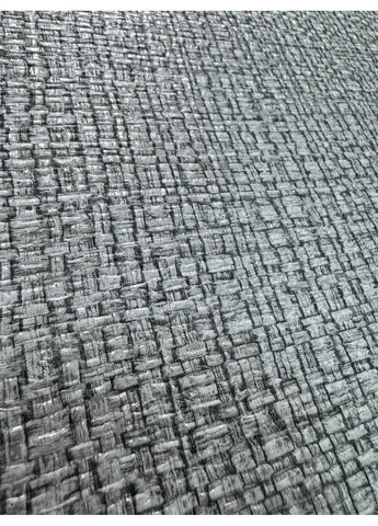 Метровые однотонные обои рогожка серо-голубые виниловые на флизелине немецкие для спальни, зала, кухни MARBURG (371776098)