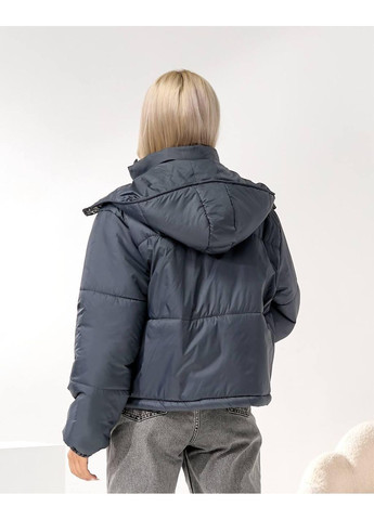 Графітова зимня тепла куртка No Brand