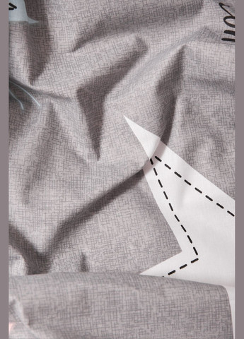 Комплект постельного белья Бязь Gold Люкс евро 200х220 наволочки 4х70х70 (MS-820003024) Moon&Star Gray Stars (288044159)