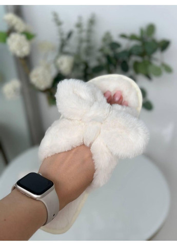 Молочные тапочки No Brand