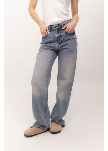 ДЖИНСИ WIDE LEG БЛАКИТНИЙ-ВІНТАЖНИЙ WL 538 Twice - (367853640)
