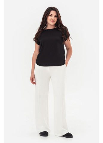 Футболка MOVE Черная комбинированного кроя Garne - (350619839)