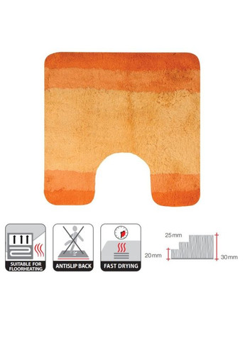 Килимок для туалету з вирізом Balance 55х55 см, (10.09223) Spirella (334004798)