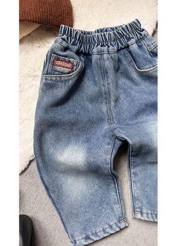 Джинси утеплені хлопчику Parpad колір синій 10965 No Brand (369598471)