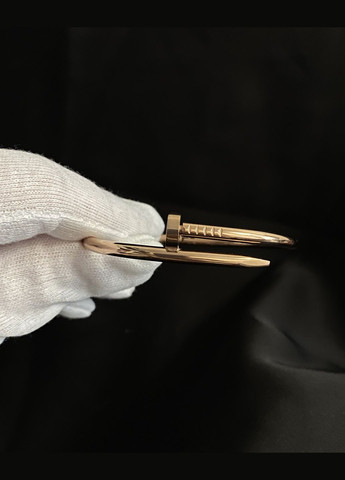 Браслет - манжет Цвях золотого кольору 33357 No Brand (335376701)