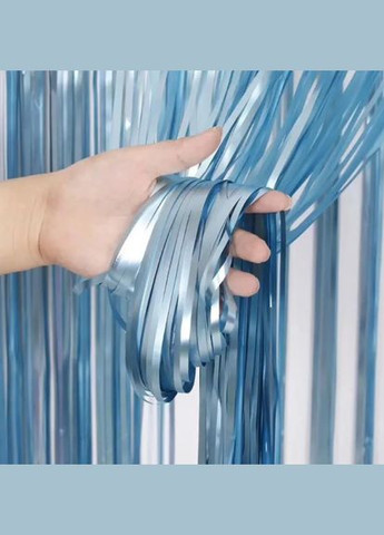 для фотозони матовий 3 м на 1 м блакитний Jannet Дощик (316580311)