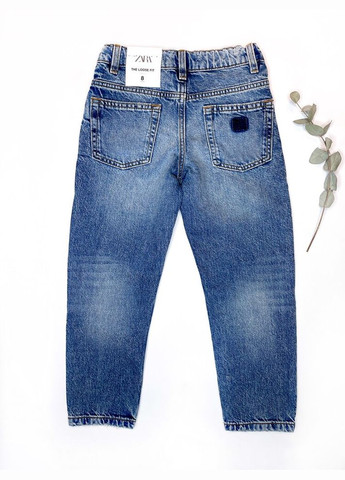 Синие джинсы 122 см синий артикул л825 Zara