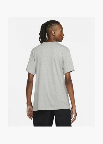 Сіра футболка чоловіча sportswear swoosh t-shirt grey bv0507-063 Nike