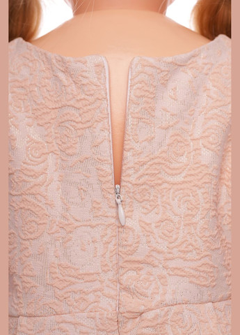 Бежева сукня зі шлейфом трикотажна бежева 104 см (35447) BABYKROHA (323469641)