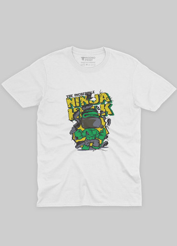 Белая демисезонная футболка для мальчика с принтом супергероя - халк (ts001-1-whi-006-018-006-b) Modno