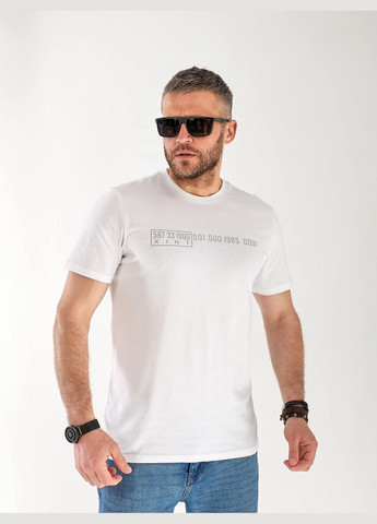 Біла чоловічі футболки з цифрами Fashion