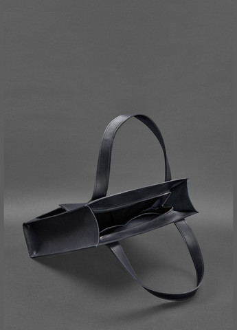 Шкіряна жіноча сумка Бетсі з кишенею синя Краст (A-027189) BlankNote шоппер (327874195)