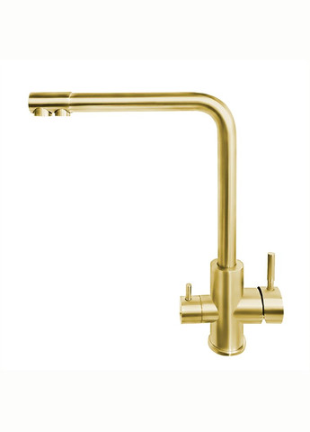 Змішувач для кухні з підключенням до фільтру золотий "Frosh" FG-33 Nett (336937130)
