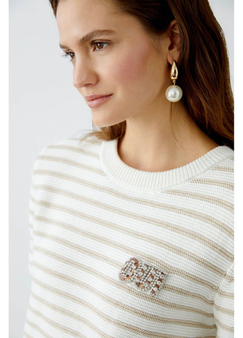 Комбинированный демисезонный женский джемпер разные цвета джемпер Oui