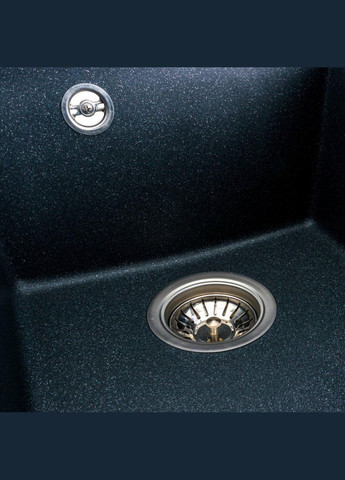 Гранітна мийка для кухні SOKIL 4150 матова Антрацит Valeso (342069479)