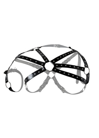 Мужская портупея Art of Sex - Ares, натуральная кожа, цвет Черный, размер XS-M No Brand (303911316)