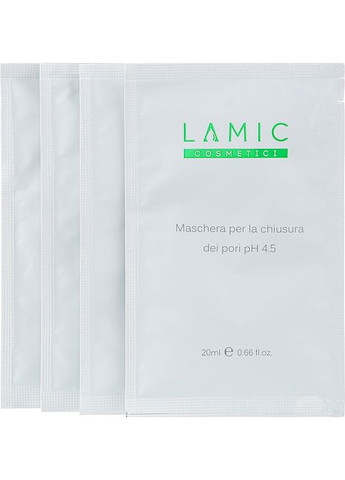 Маска для закриття пор Maschera Per La Chiusura Dei Pori Ph 4.5 80ml (948721-9010) Lamic Cosmetici (368660849)