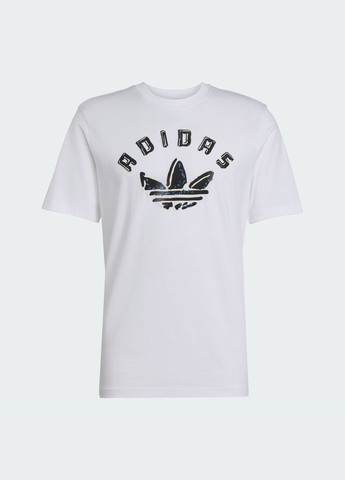 Белая футболка graphic adidas