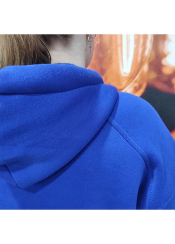 Толстовка женская теплая на флисе молния карманы М синяя AKSAN (354332011)