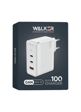 Сетевое зарядное устройство (адаптер) WH-47 100W white Walker (333827567)