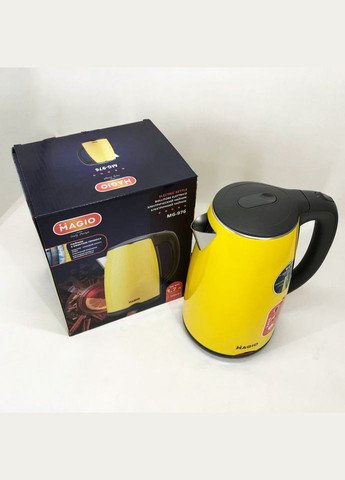 Електрочайник MG-976, маленький електрочайник, гарний електричний чайник, електронний чайник Magio (364664707)